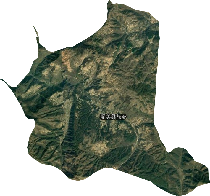 坭美彝族乡卫星图