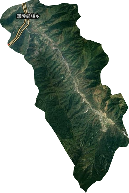 回隆彝族乡卫星图