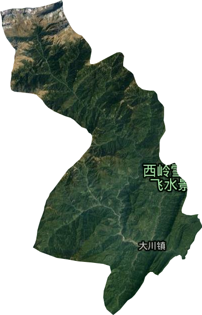 大川镇卫星图