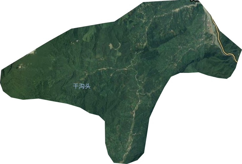 大溪乡卫星图