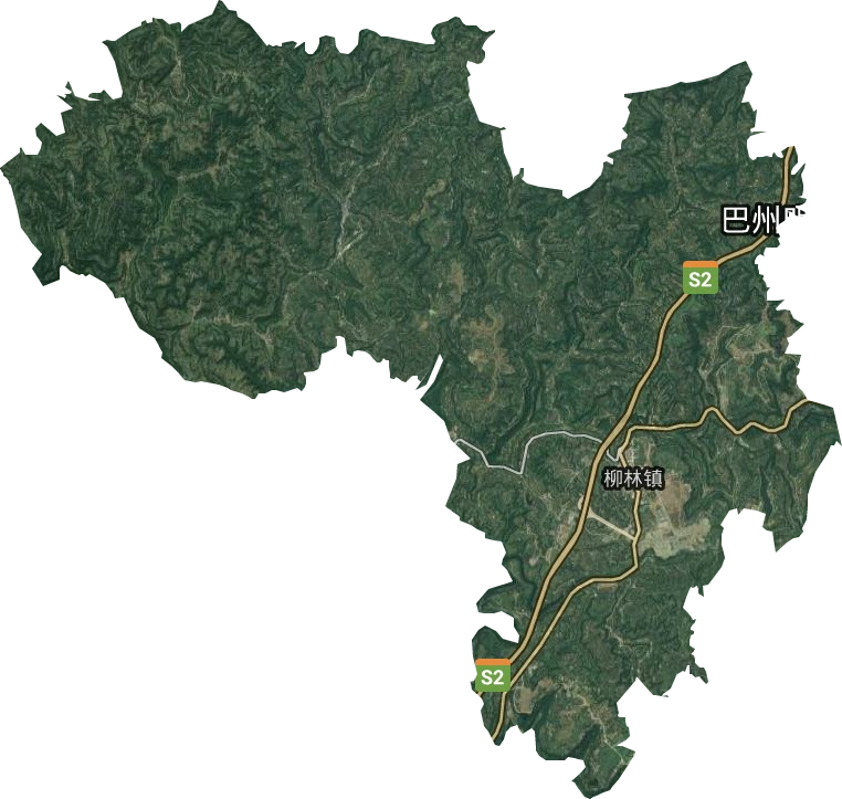 柳林镇卫星图
