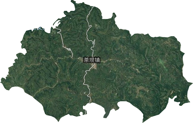 茶坝镇卫星图