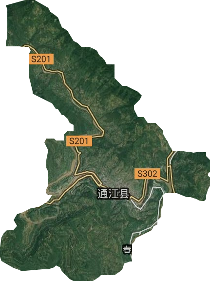 诺江镇卫星图
