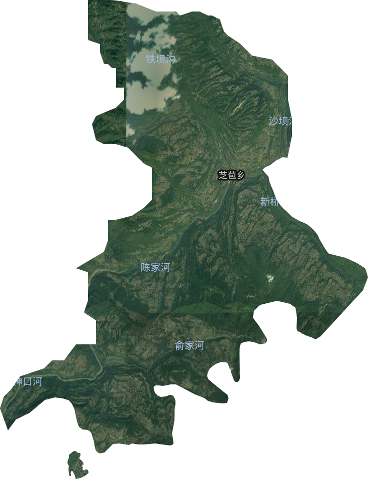 芝苞乡卫星图