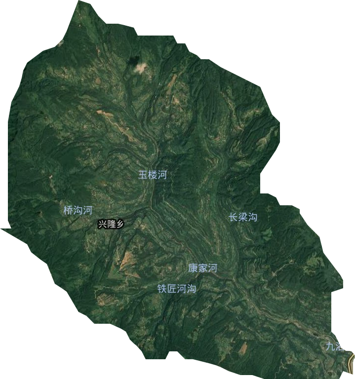 兴隆乡卫星图