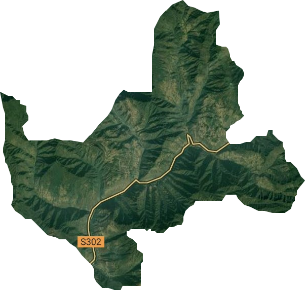 长坪乡卫星图