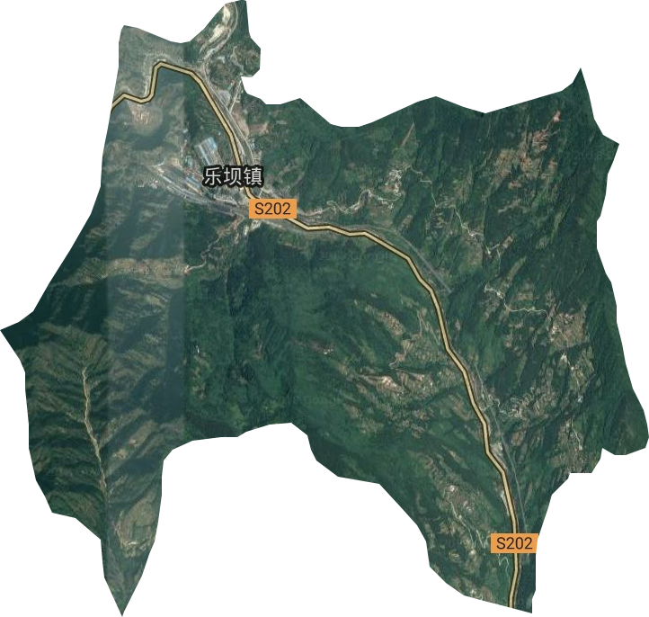 乐坝镇卫星图