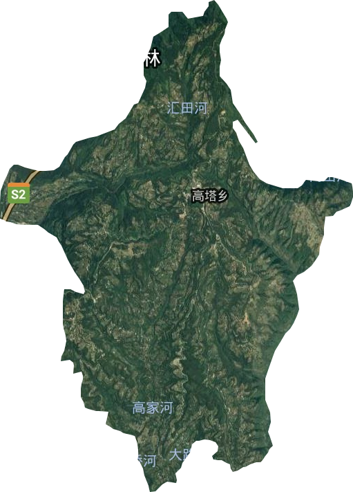 高塔乡卫星图
