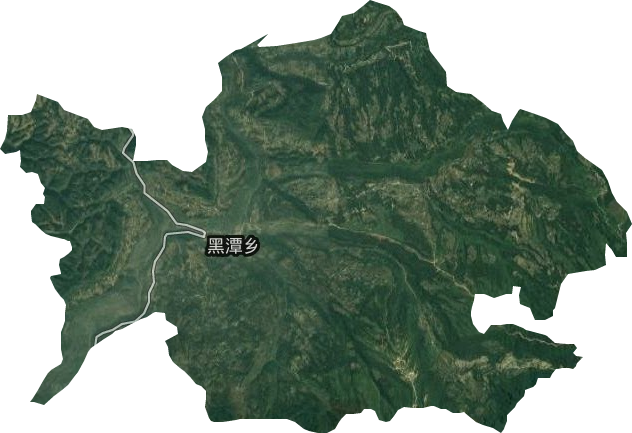 黑潭乡卫星图