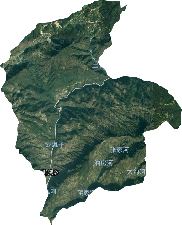柳湾乡卫星图