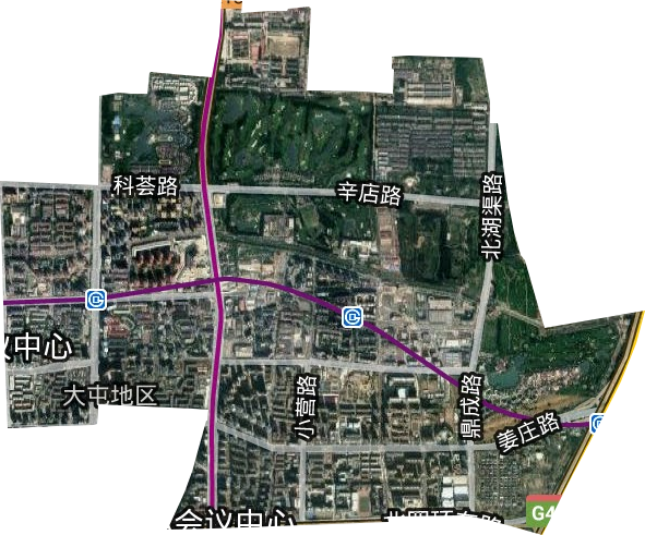 大屯街道卫星图