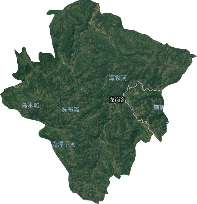 龙岗乡卫星图