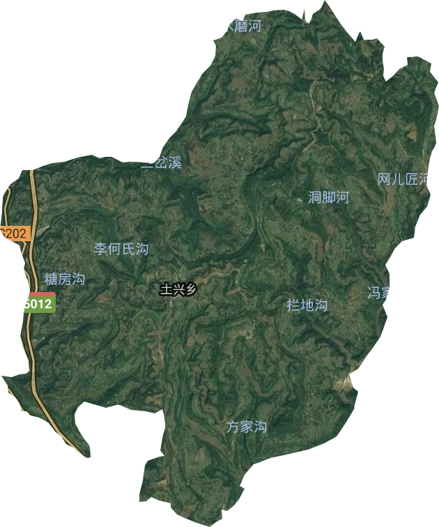 土兴镇卫星图
