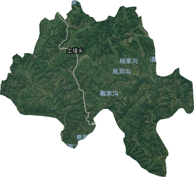 土垭乡卫星图