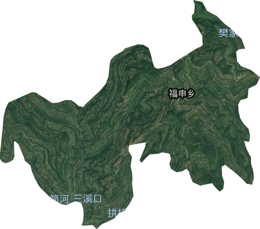 福申乡卫星图