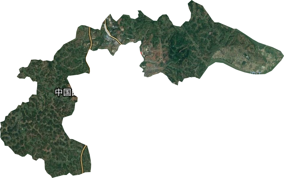 雁江镇卫星图