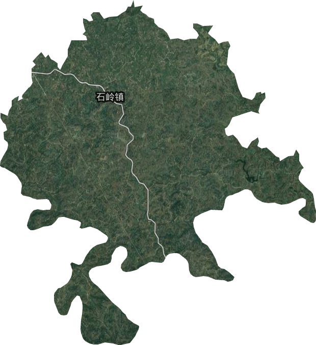 石岭镇卫星图