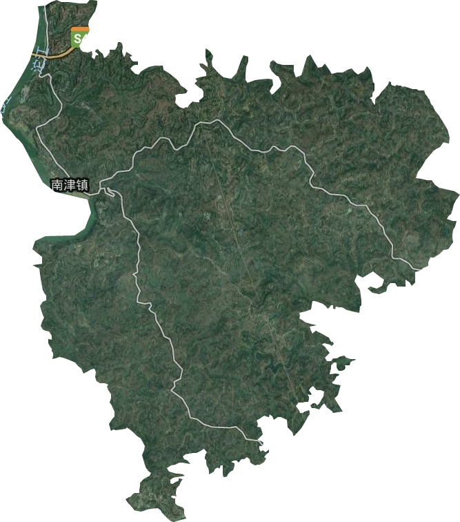 南津镇卫星图