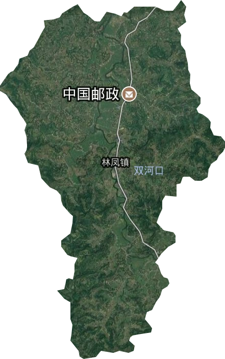 林凤镇卫星图