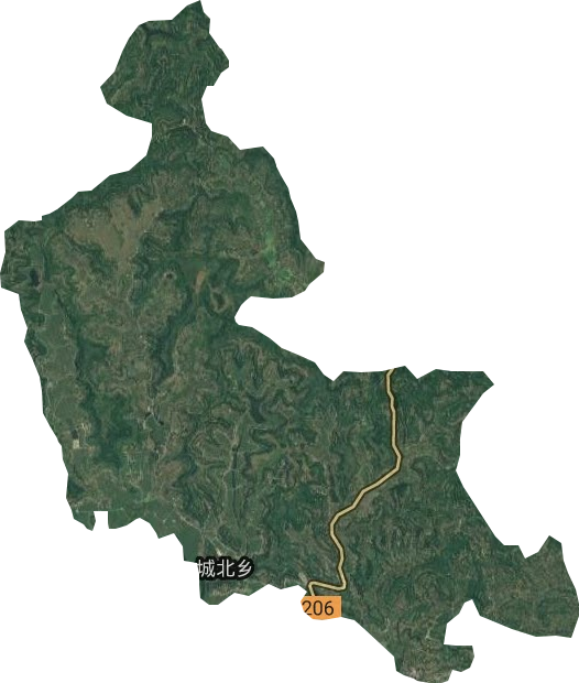 城北乡卫星图