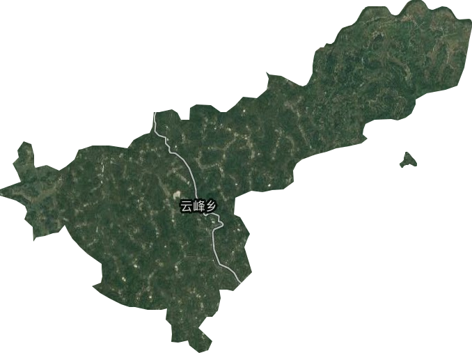 云峰乡卫星图