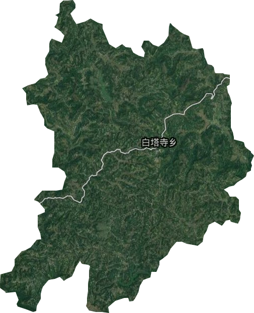白塔寺乡卫星图