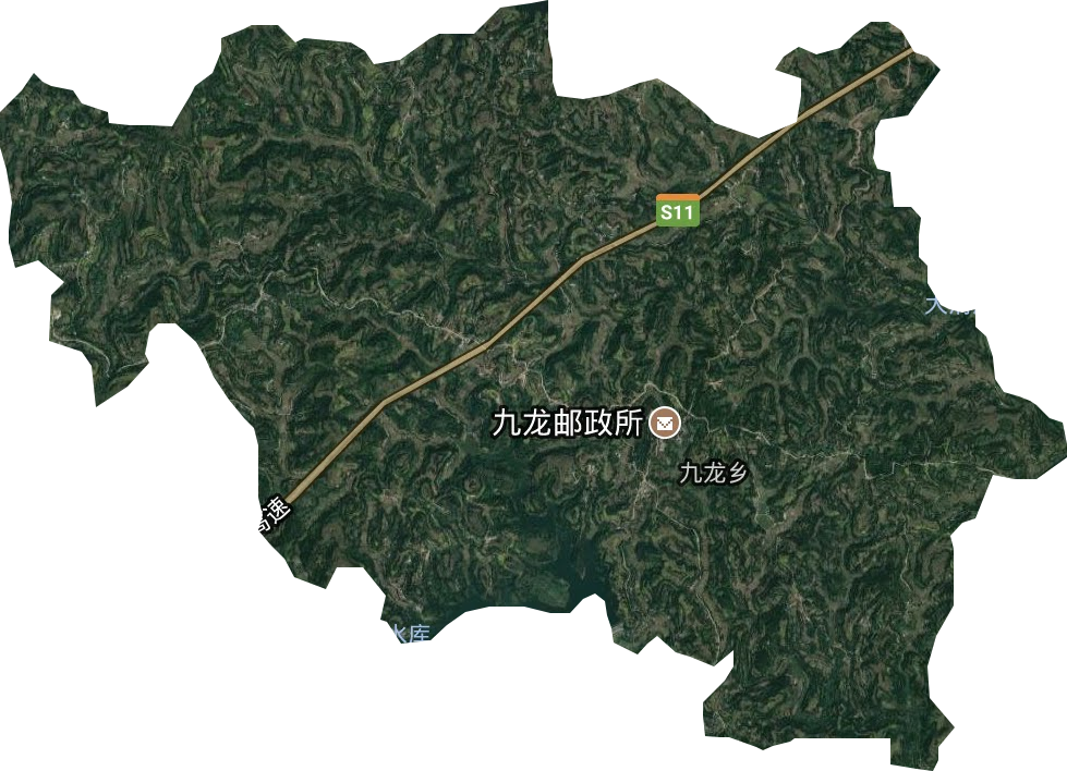 九龙乡卫星图