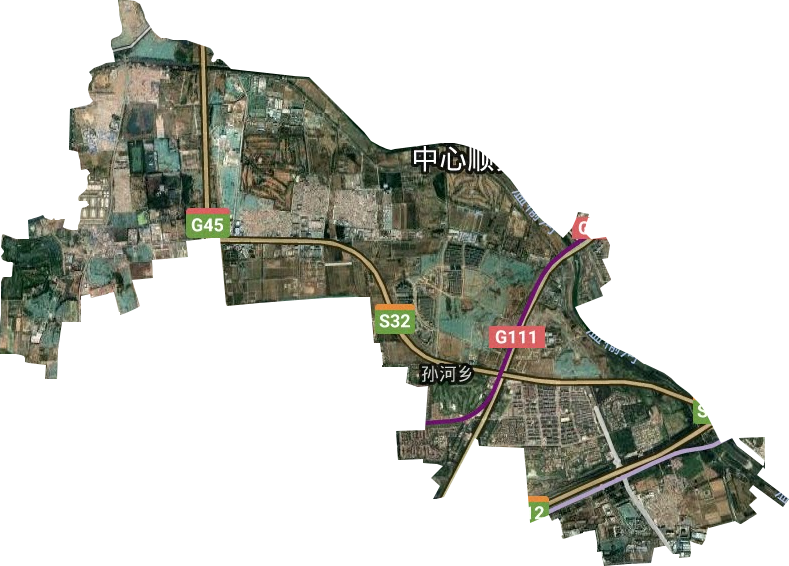 孙河地区办事处卫星图