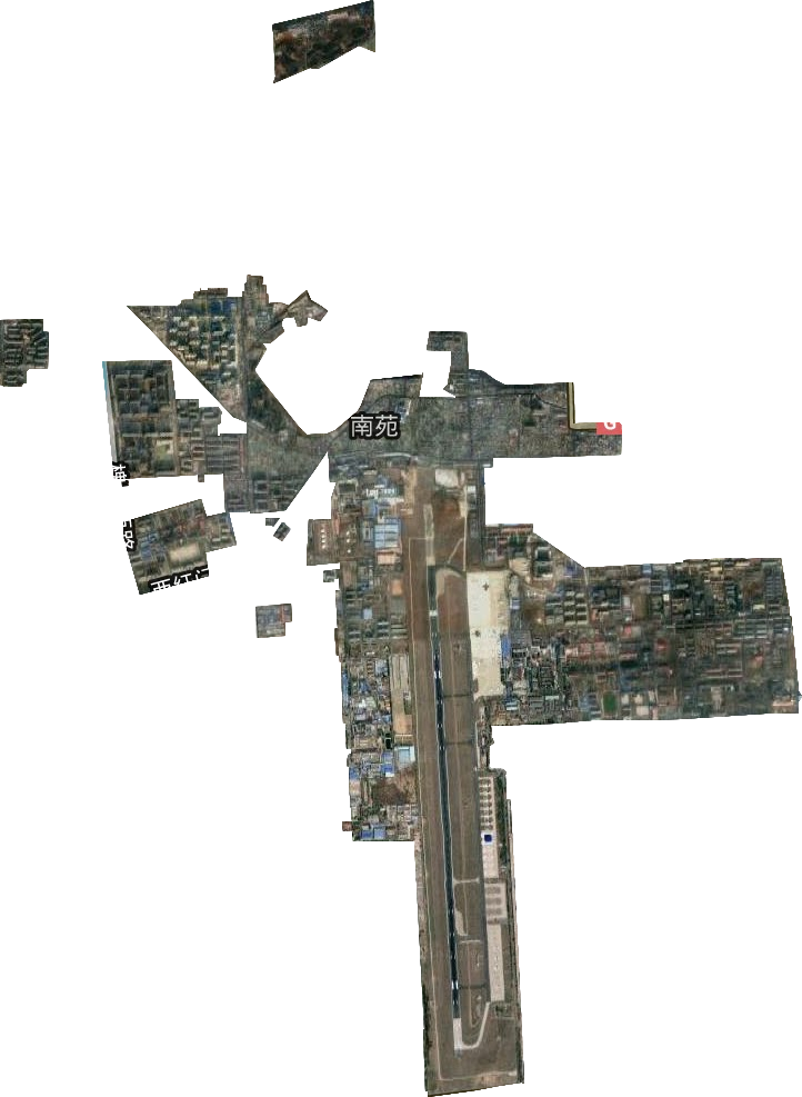 南苑街道卫星图