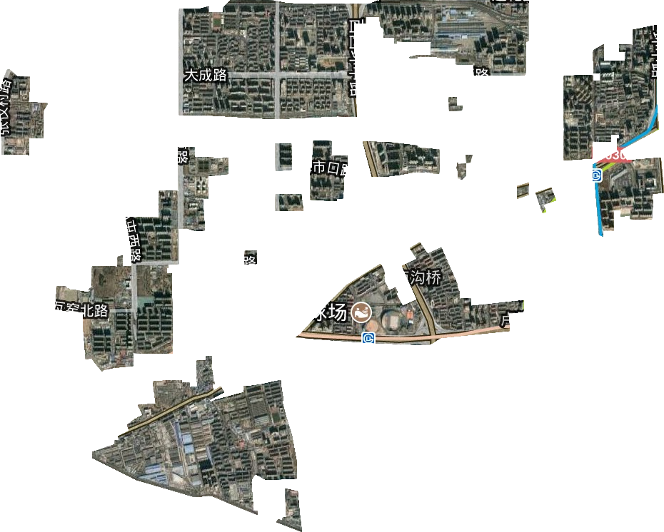 卢沟桥街道卫星图