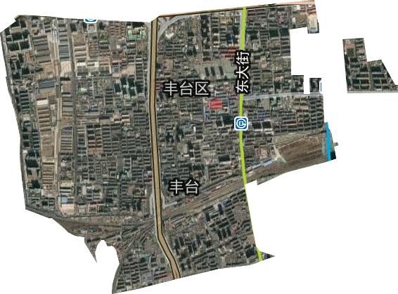 丰台街道卫星图