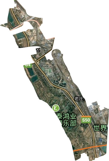宛平城地区办事处卫星图