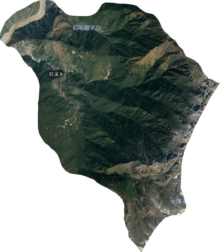 前溪乡卫星图