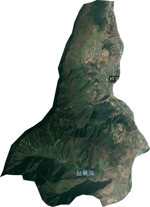 杵坭乡卫星图