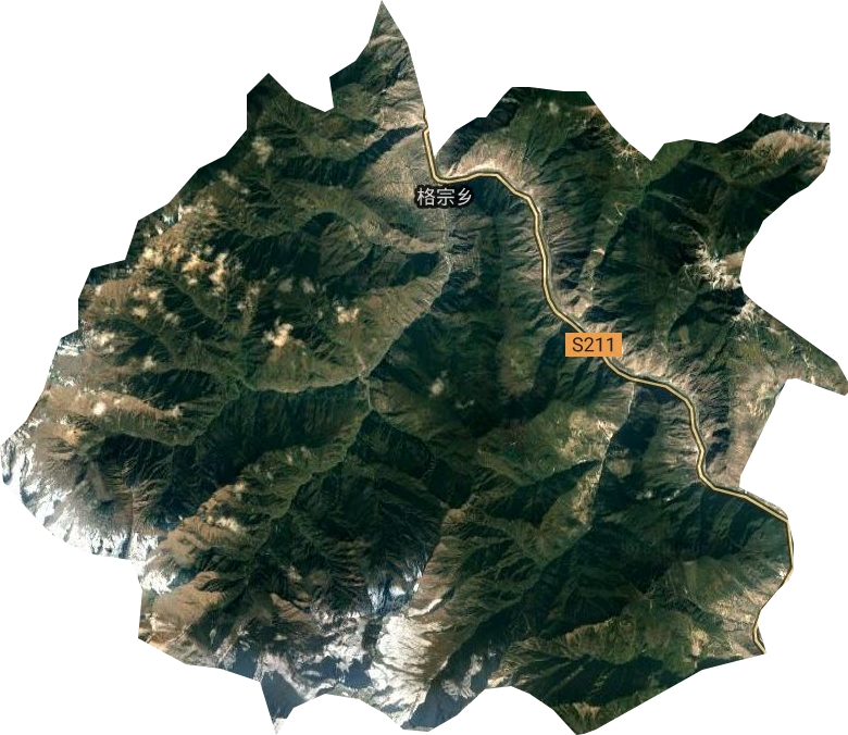 格宗乡卫星图