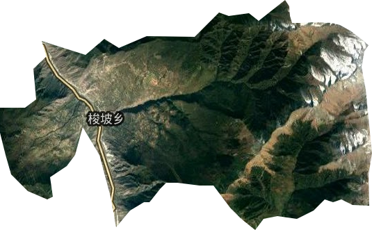 梭坡乡卫星图