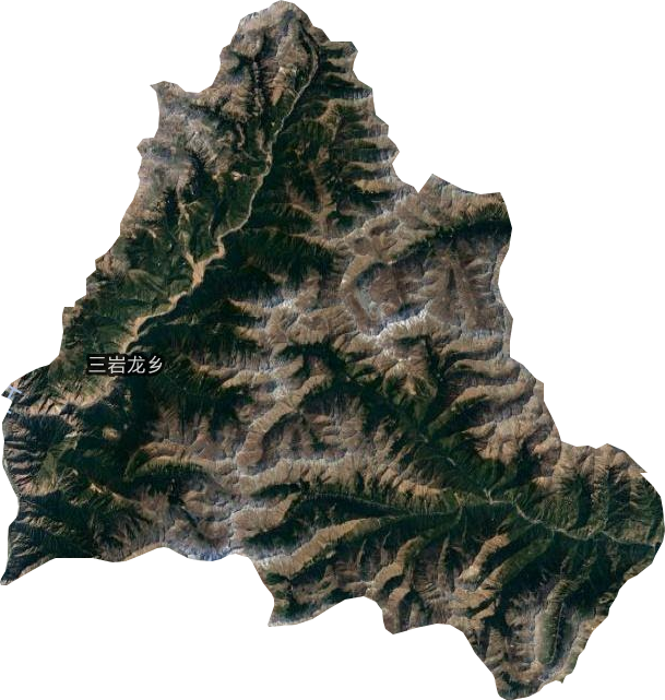 三岩龙乡卫星图