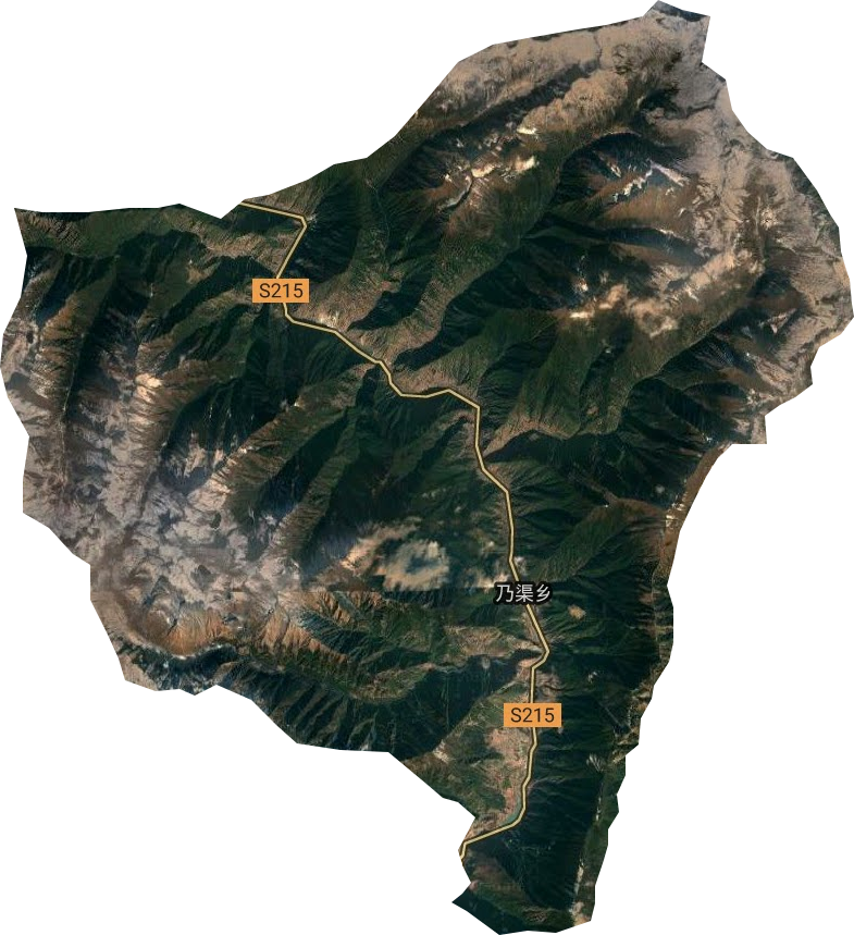 乃渠乡卫星图
