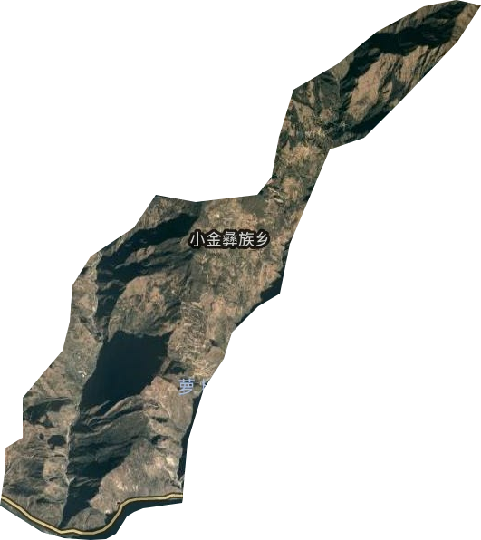 小金彝族乡卫星图