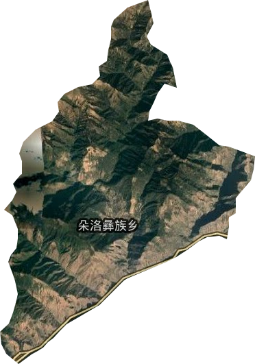 朵洛彝族乡卫星图