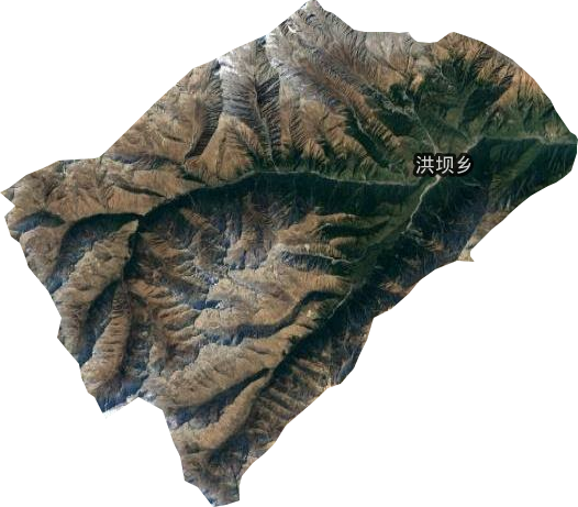 洪坝乡卫星图