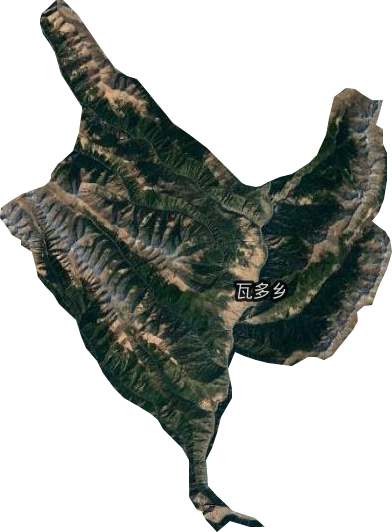瓦多乡卫星图