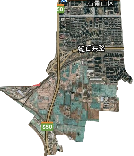 鲁谷街道卫星图