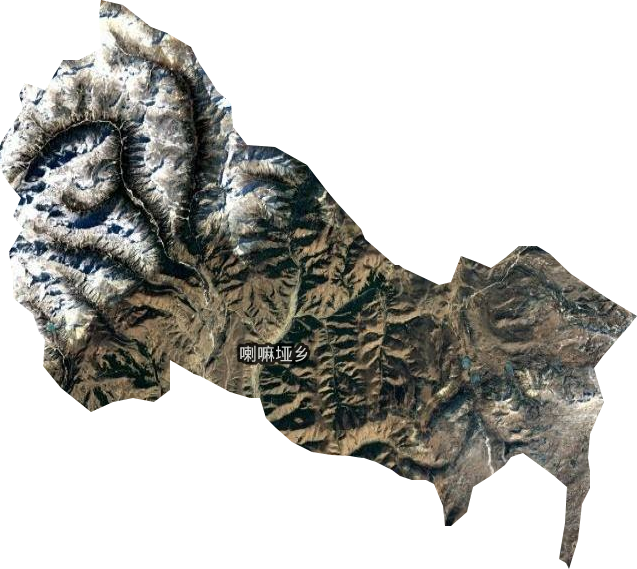喇嘛垭乡卫星图