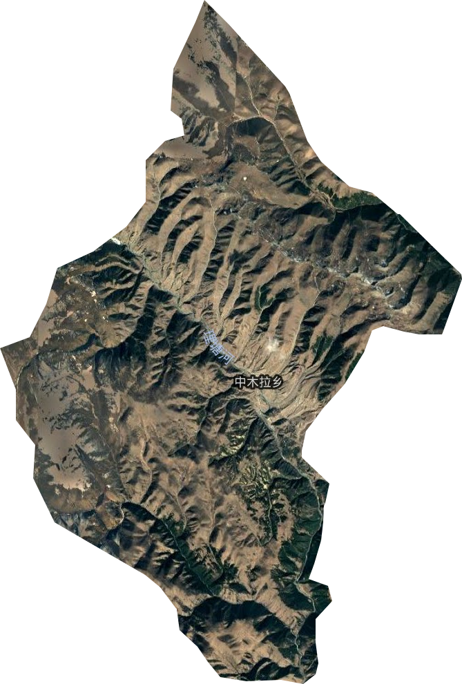 中木拉乡卫星图