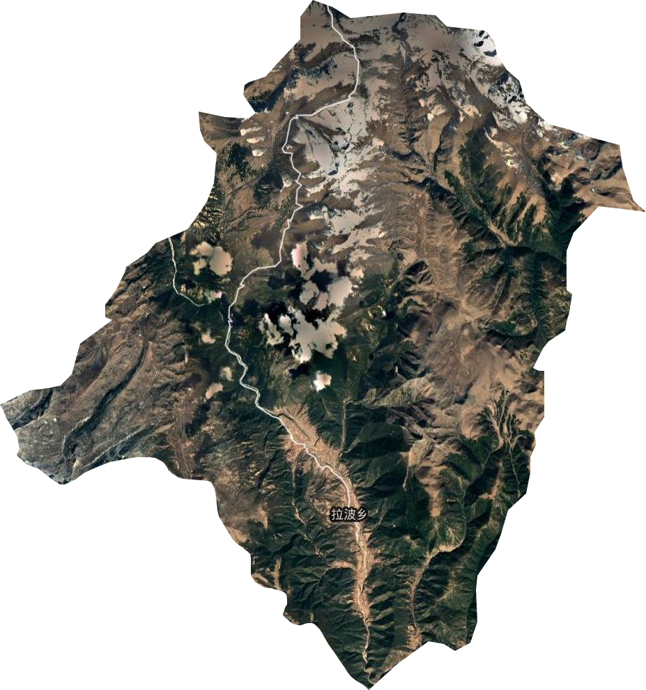 拉波乡卫星图