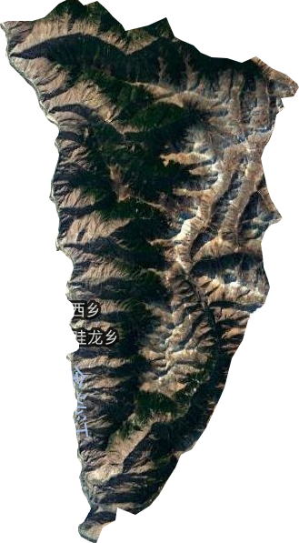 苏哇龙乡卫星图