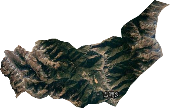 吉呷乡卫星图