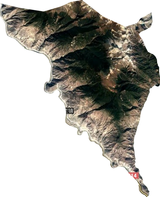 瓦卡镇卫星图