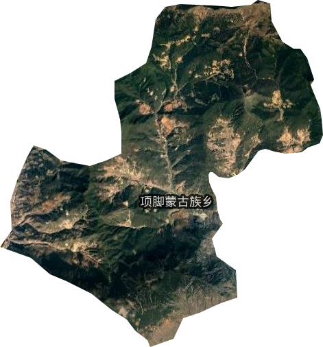 项脚蒙古族乡卫星图
